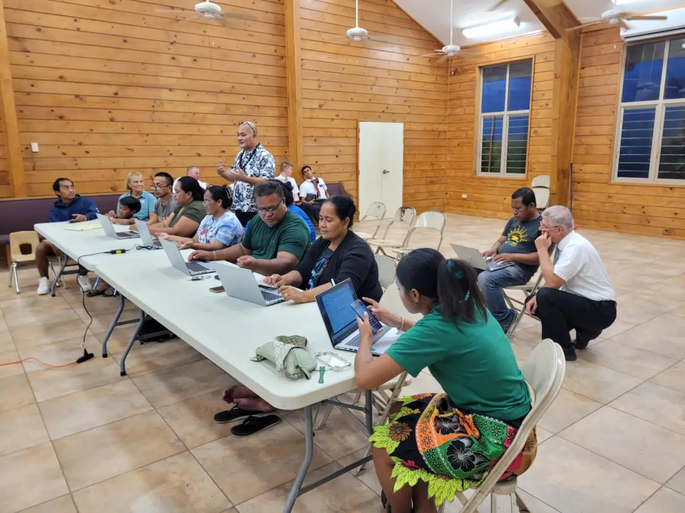 Recycled laptops prepared for learners